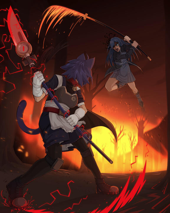 Polearm Fight Polearm Fight