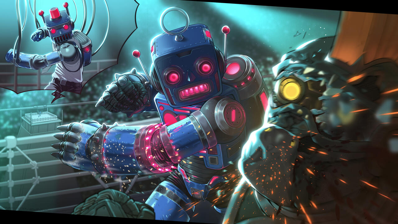 GIANT ROBOTO BOXING GIANT ROBOTO BOXING